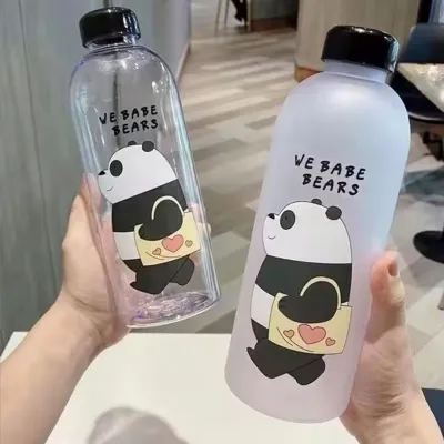 Panda Bear Design Water Bottle